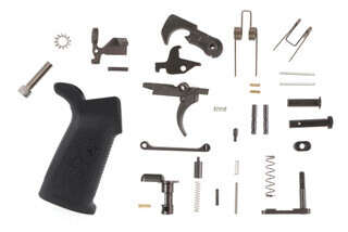 The Spikes Tactical lower parts kit for AR15 comes with a Mil-Spec single stage trigger